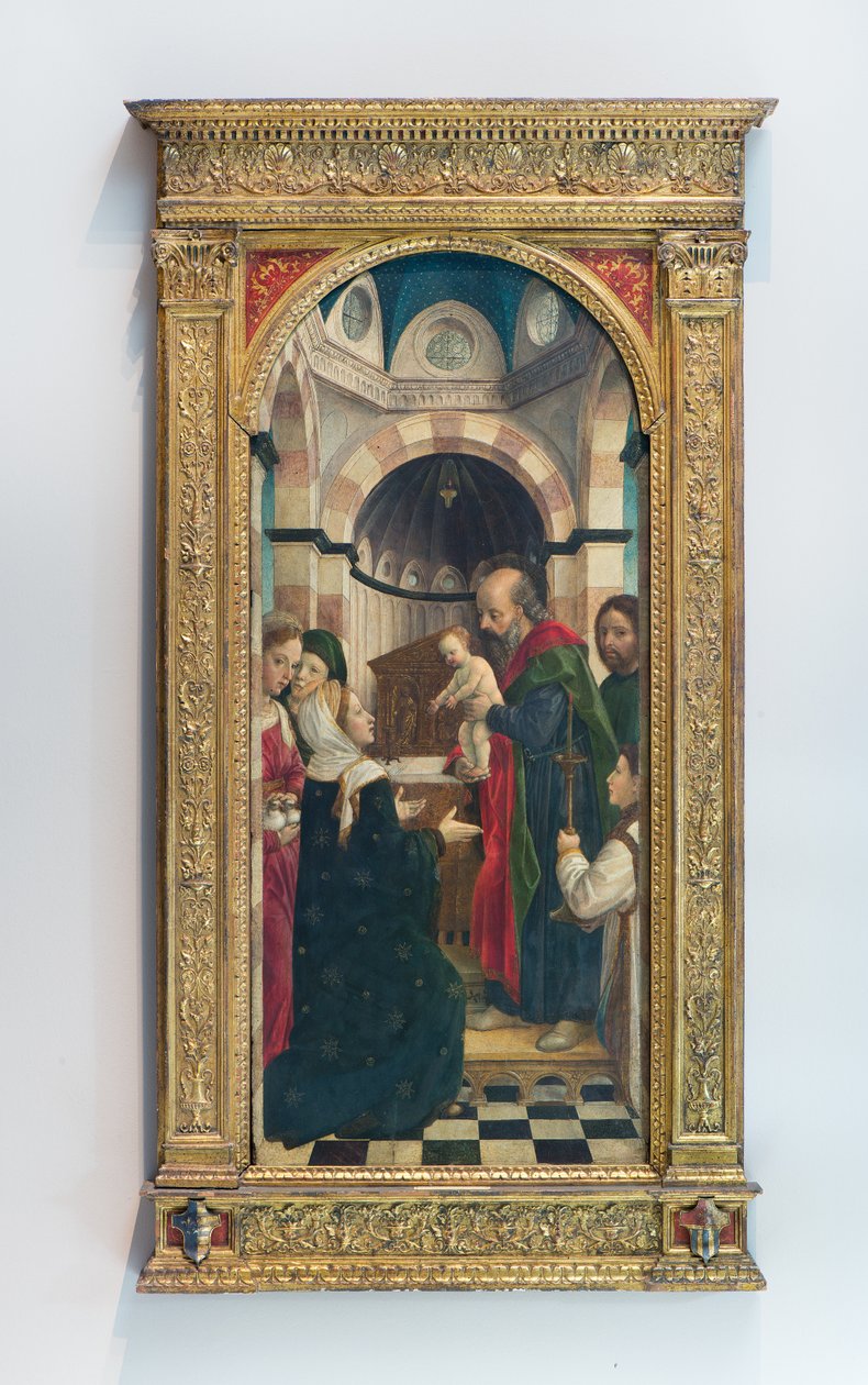 Præsentation af Jesus ved templet, ca. 1470 (tempera på panel) af Vincenzo Foppa