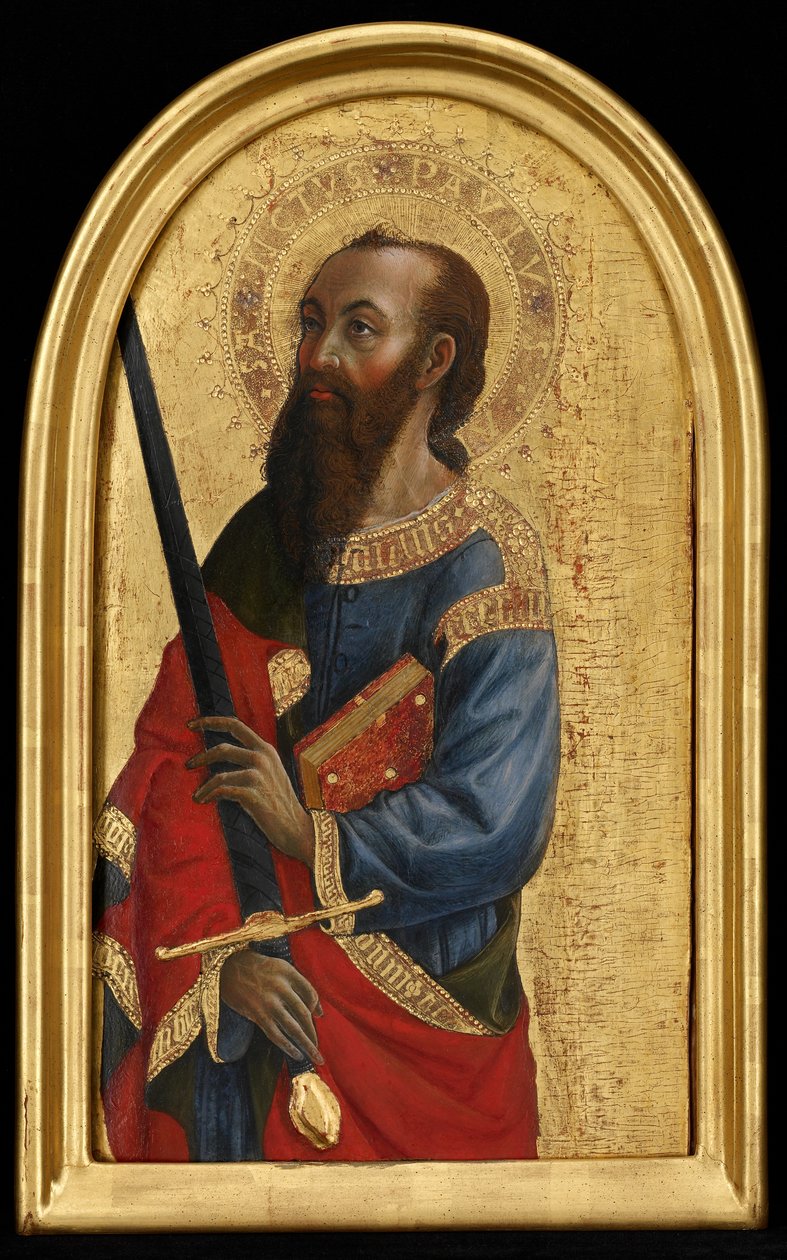 Saint Paul, ca. 1450-60 (tempera på panel) af Vincenzo Foppa
