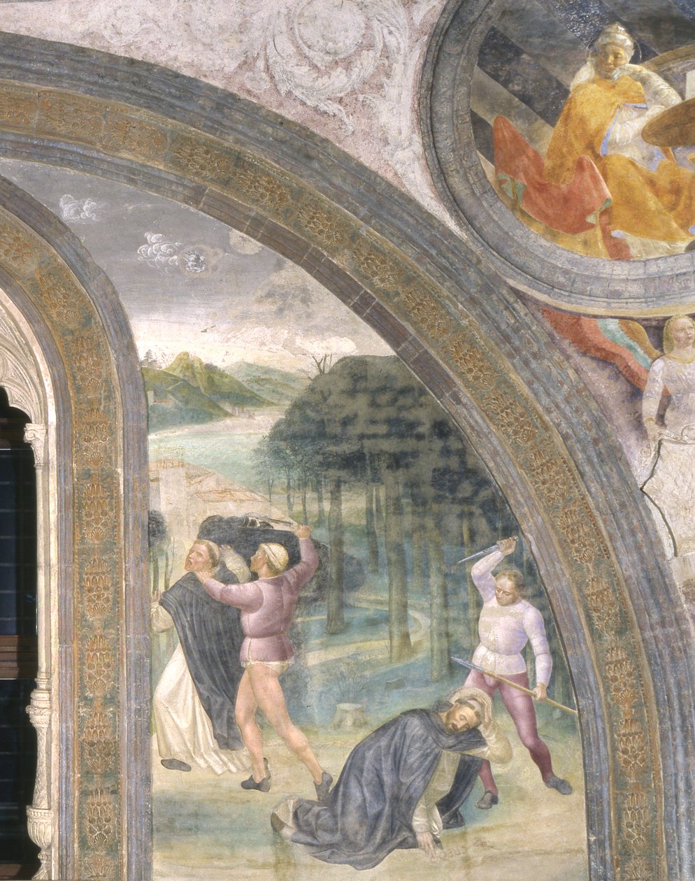 Sankt Peters martyrium af Vincenzo Foppa