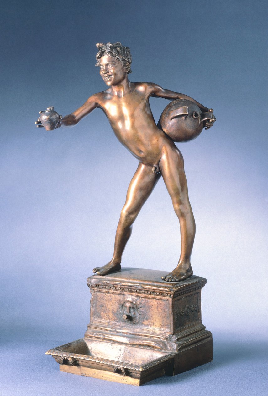 vandbærer, af Vincenzo Gemito (1852-1929), bronze, 25 cm af Vincenzo Gemito