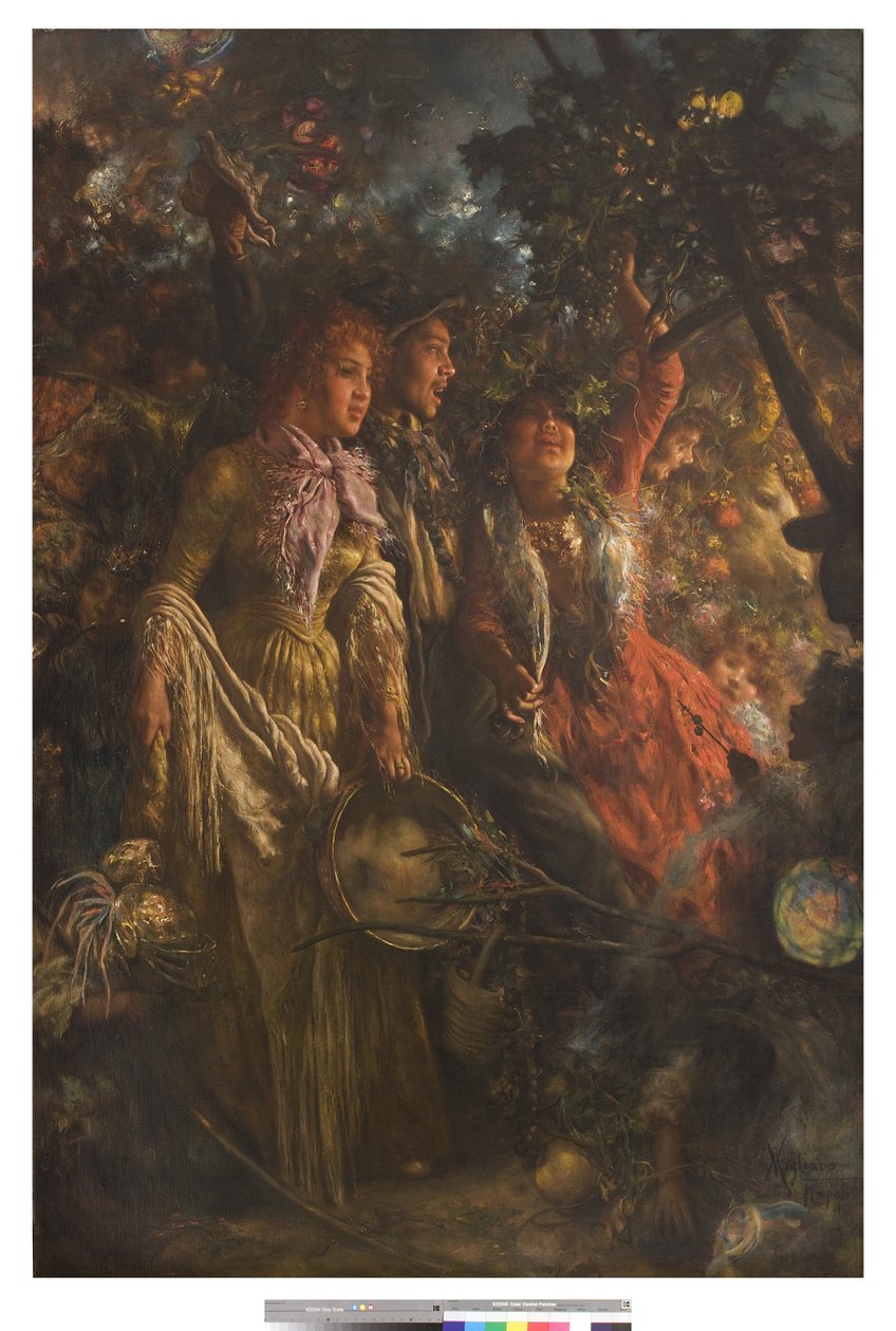 Festival i Piedigrotta, 1895 af Vincenzo Migliaro