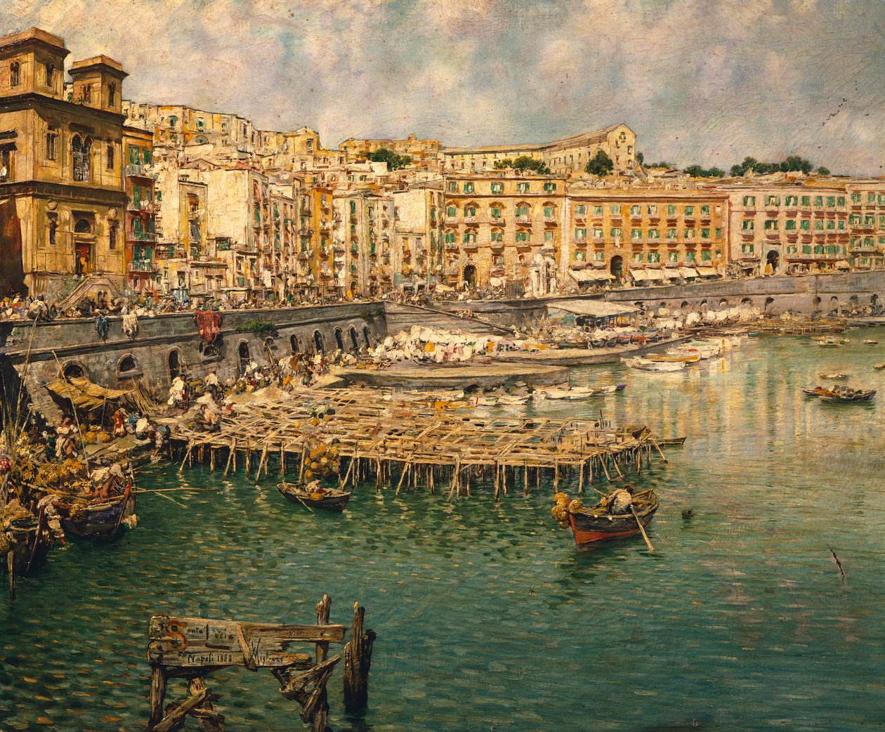 Saint Lucia i Napoli af Vincenzo Migliaro