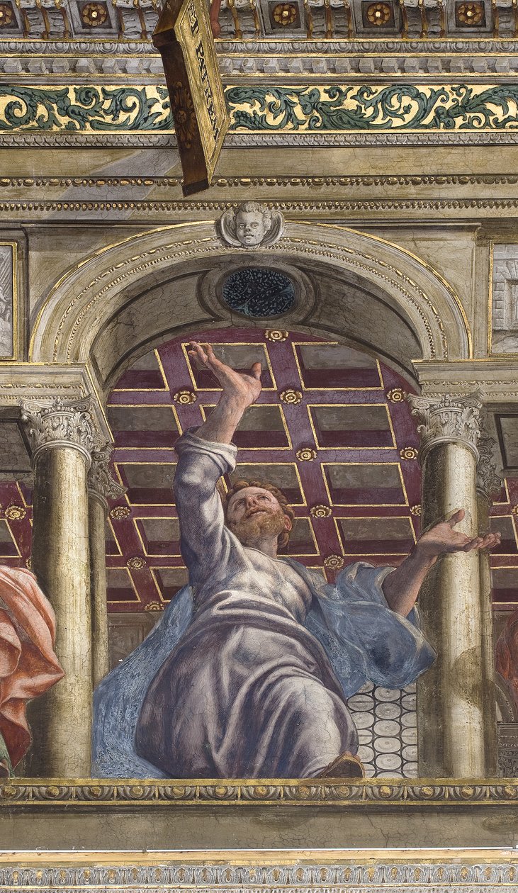 Saints (fresco) (detalje af 3497286) af Vincenzo and Antonio  Campi