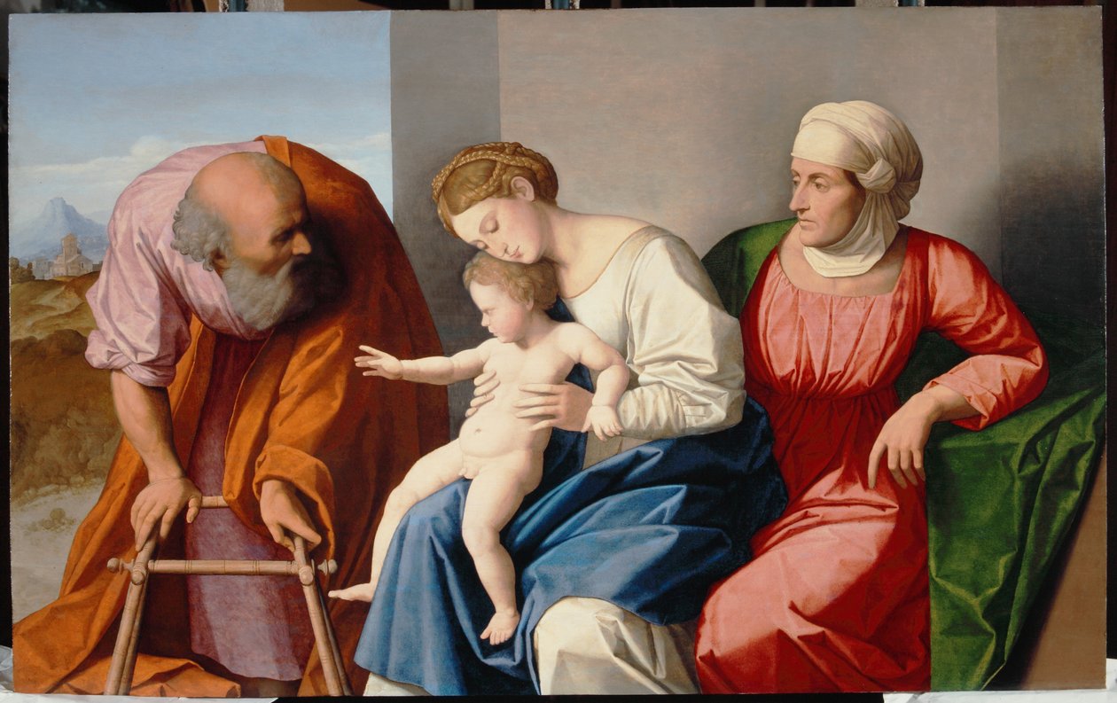 Hellig Familie med Sankt Anne, ca. 1520 af Vincenzo di Biagio Catena