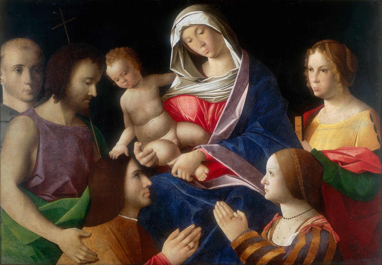 Madonna med barn og hellige af Vincenzo di Biagio Catena