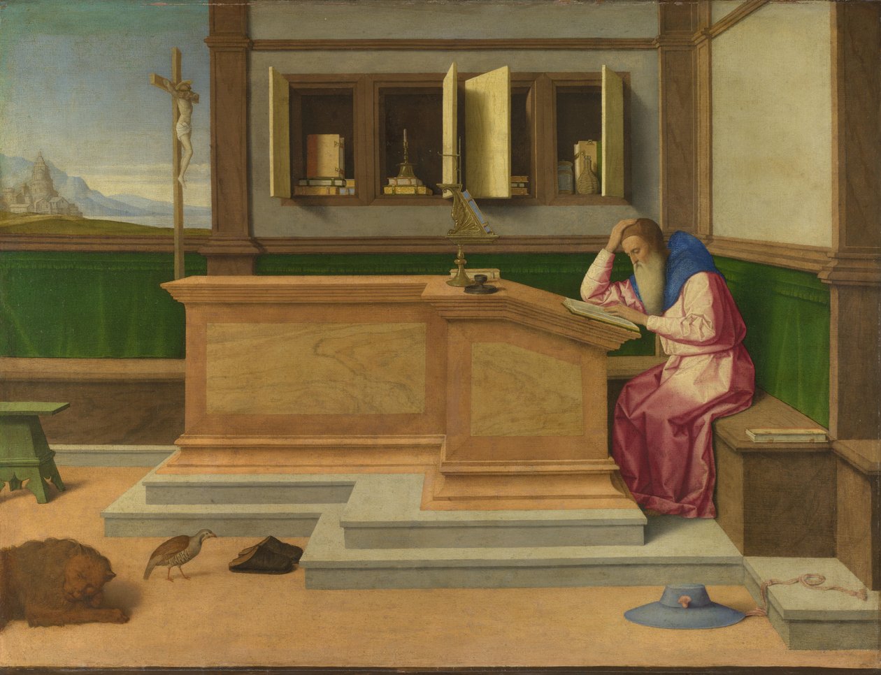 Sankt Hieronymus i sit studie, ca. 1510 af Vincenzo di Biagio Catena