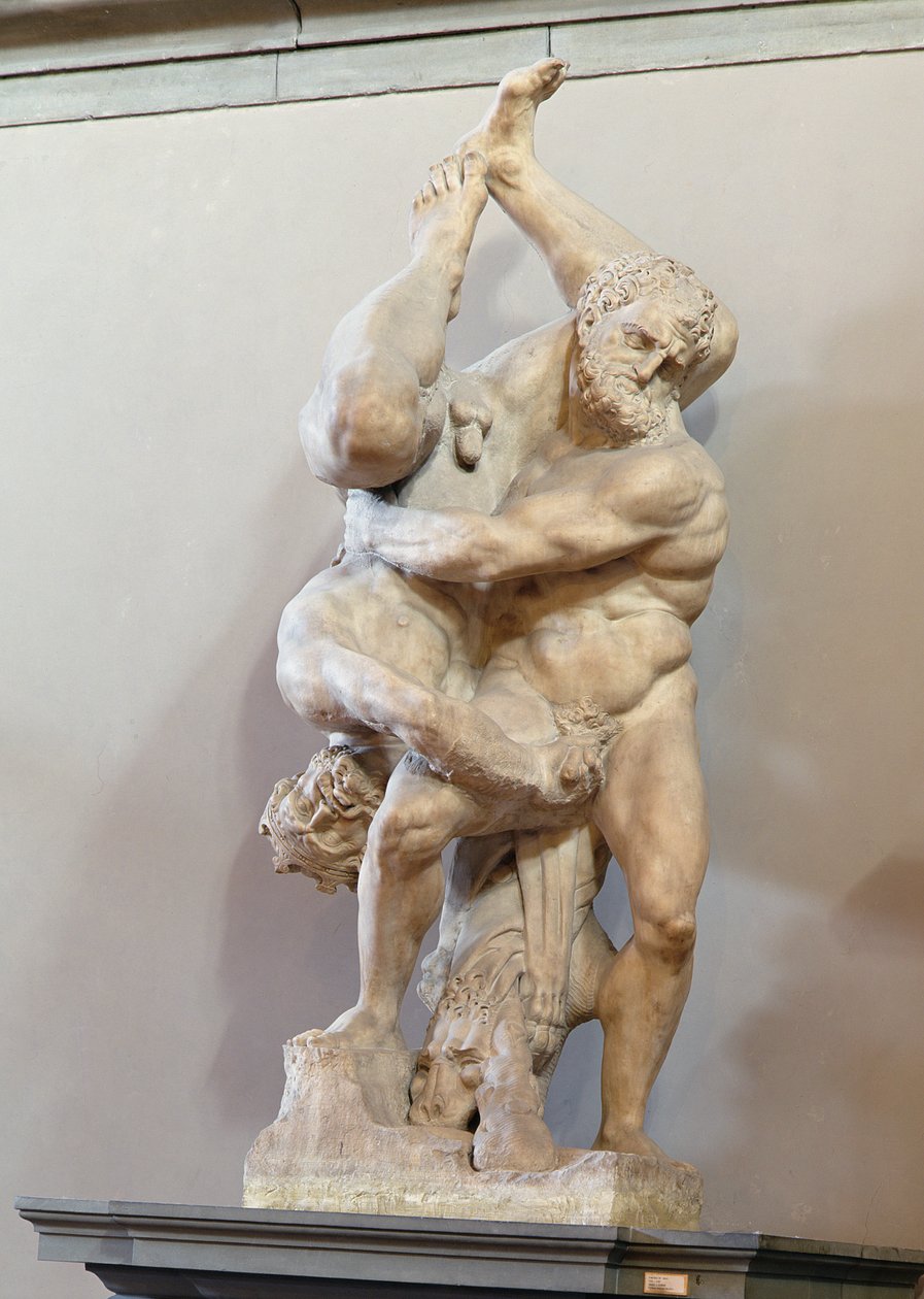 Herkules og Diomedes, ca. 1560 (marmor) af Vincenzo di Raffaello de