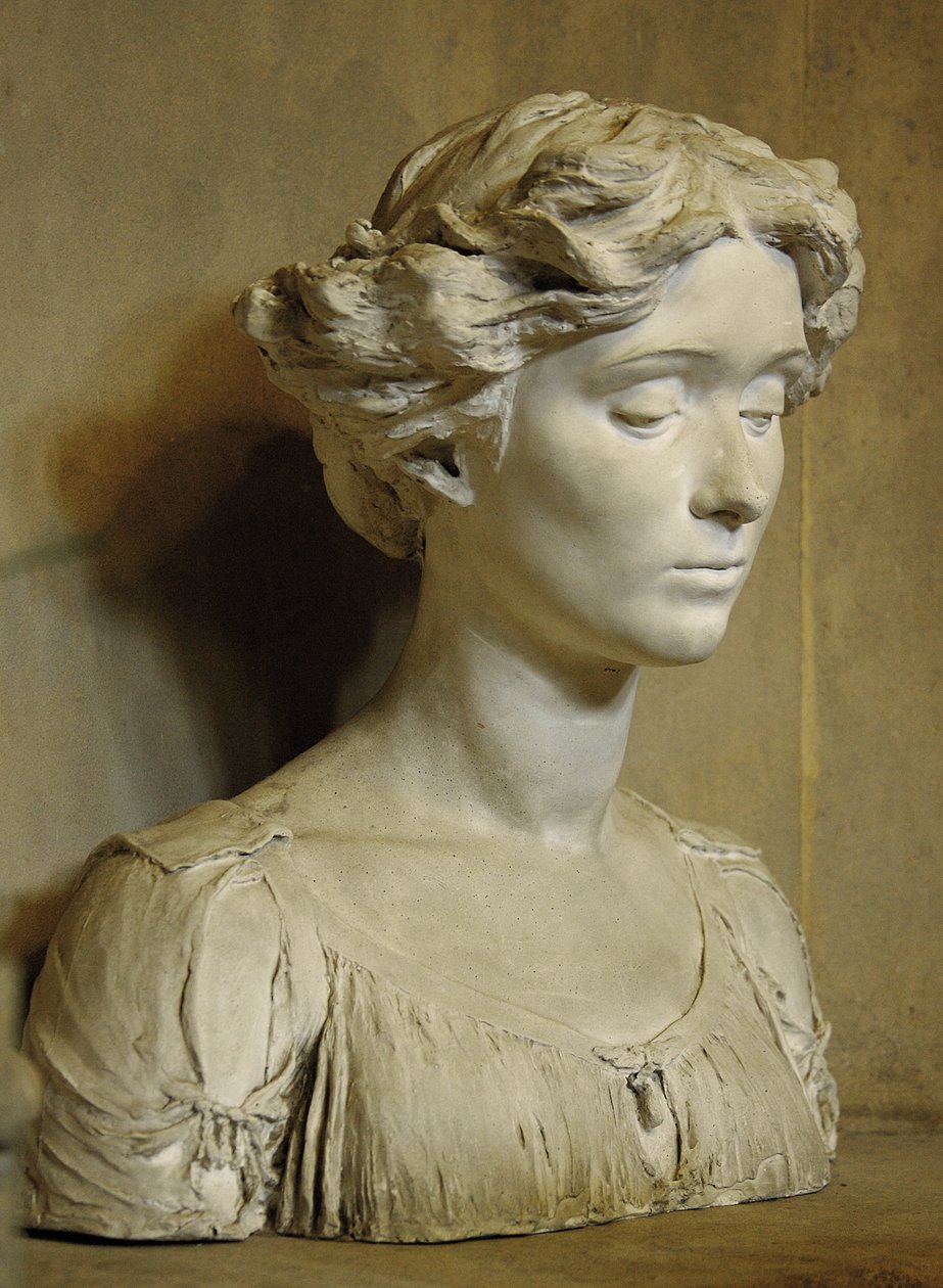 Lady Diana Manners, ca. 1910 (gips) af Violet Manners