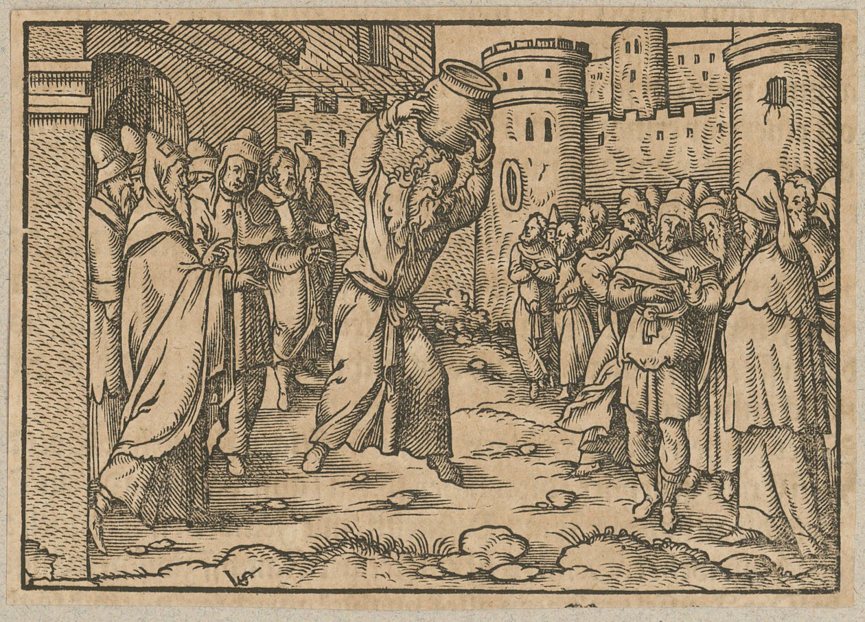 Jeremias med lerkrukken af Virgil Solis