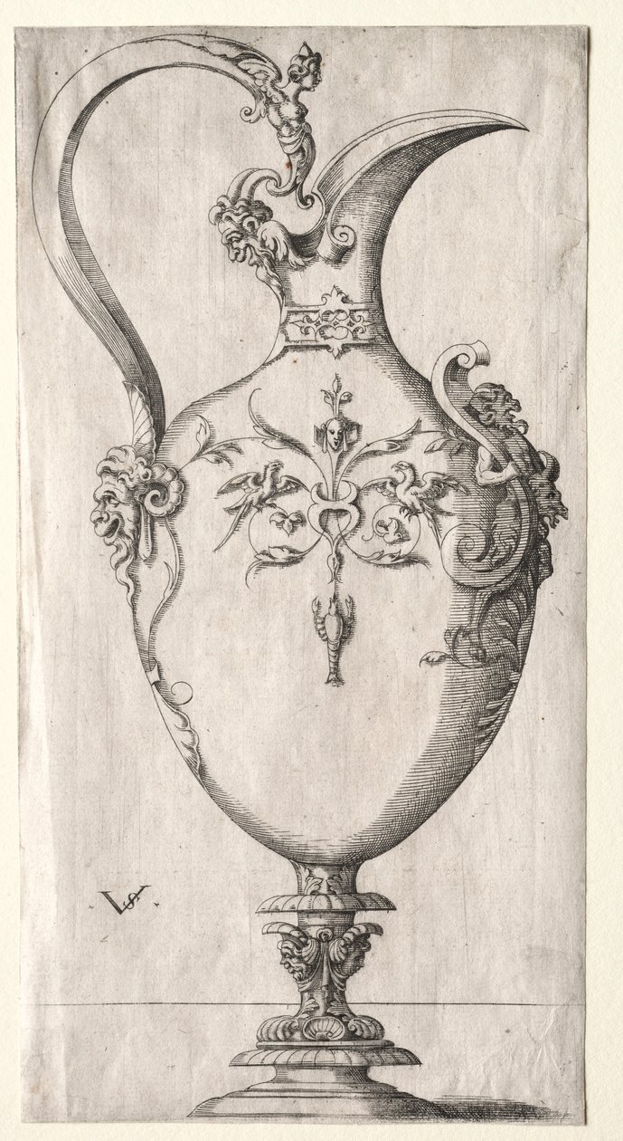 Design til en Ewer af Virgilius Solis