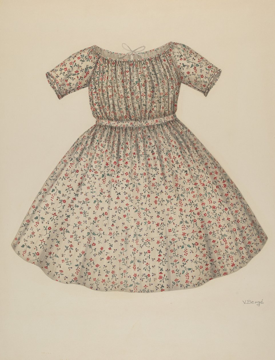 Barnets kjole af Virginia Berge