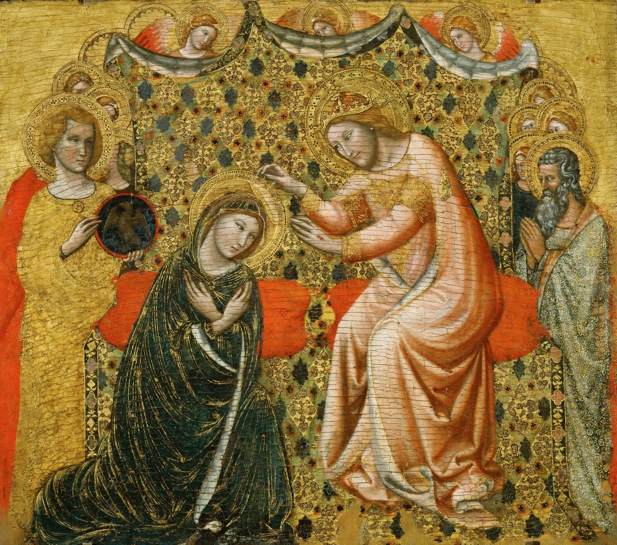 Jomfruens kroning, 1340-1344 af Vitale da Bologna