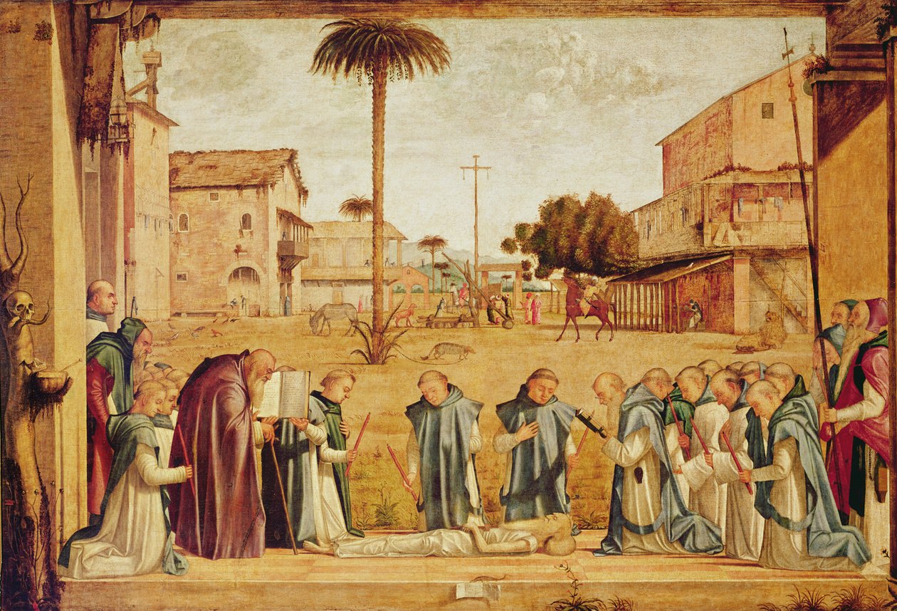 Begravelse af Sankt Hieronymus, c.1507-9 af Vittore Carpaccio
