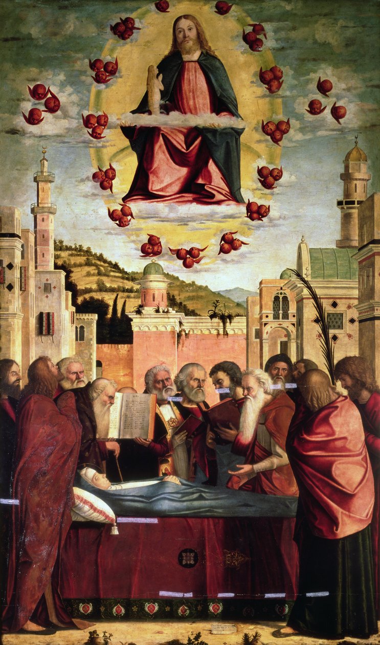 Jomfruens død, ca. 1508 af Vittore Carpaccio