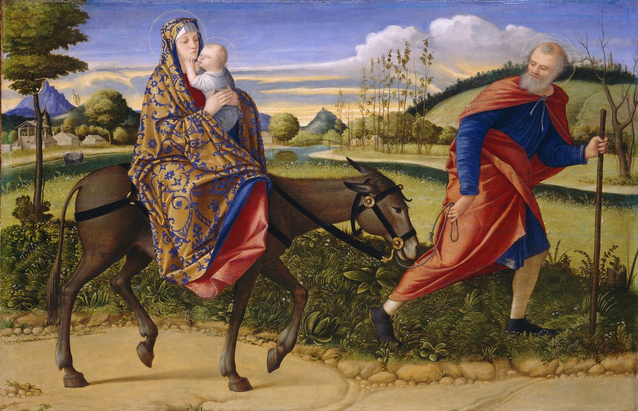 Flyvning til Egypten af Vittore Carpaccio
