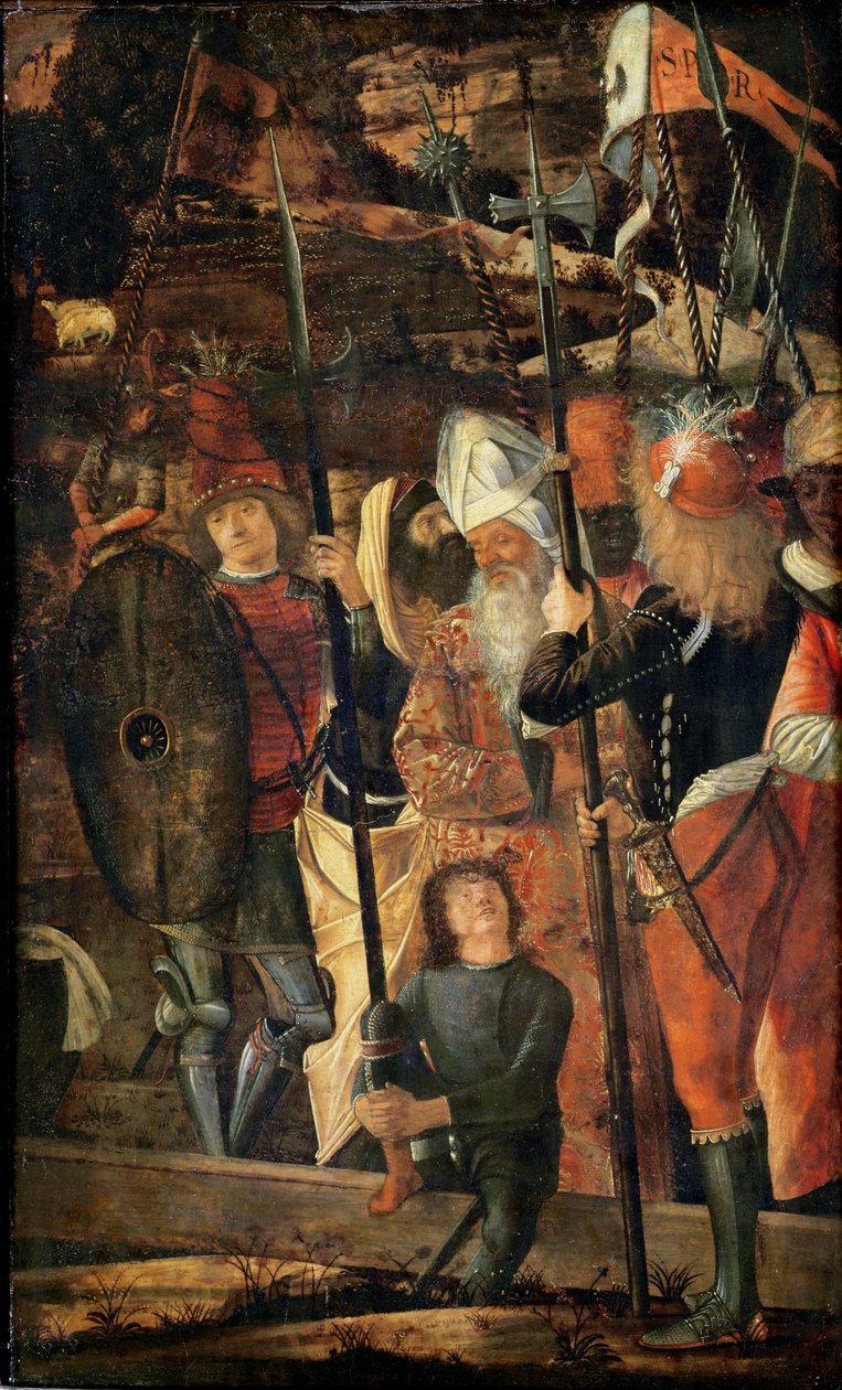 Gruppe af orientalere, jøder og soldater, 1493-95 af Vittore Carpaccio