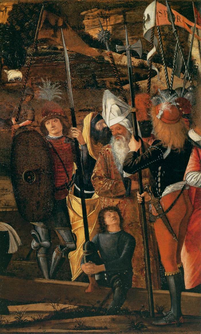 Gruppe af soldater af Vittore Carpaccio