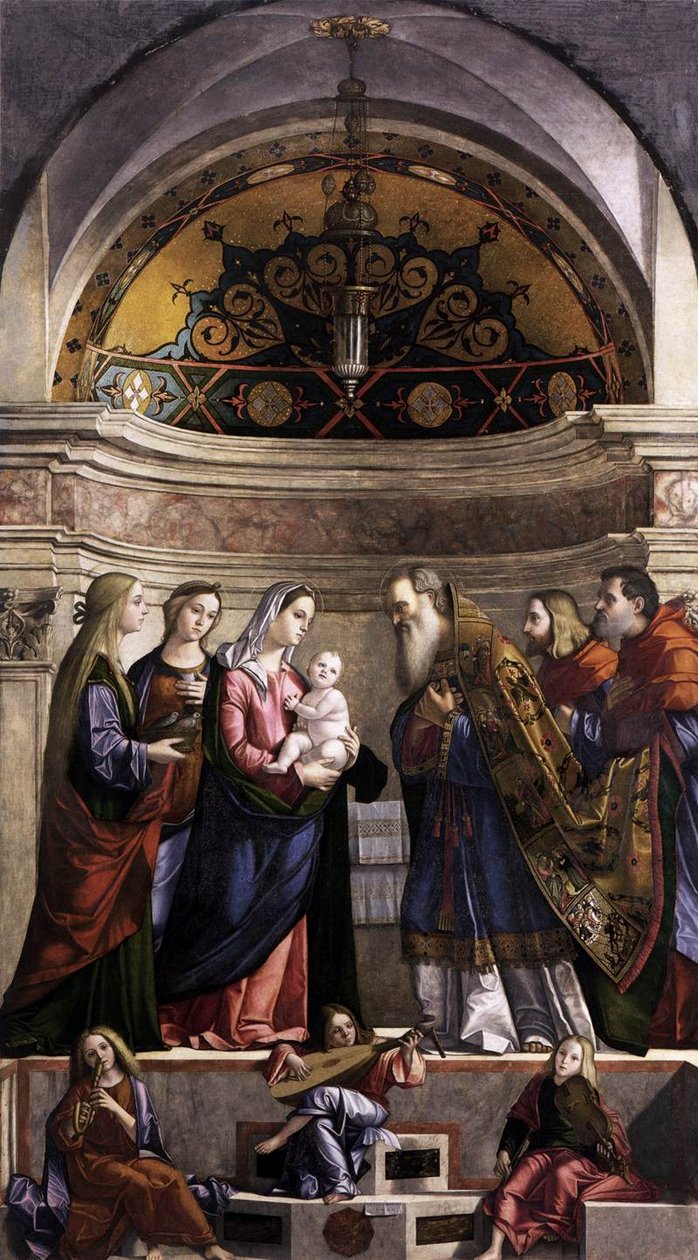 Præsentation af Jesus i templet af Vittore Carpaccio