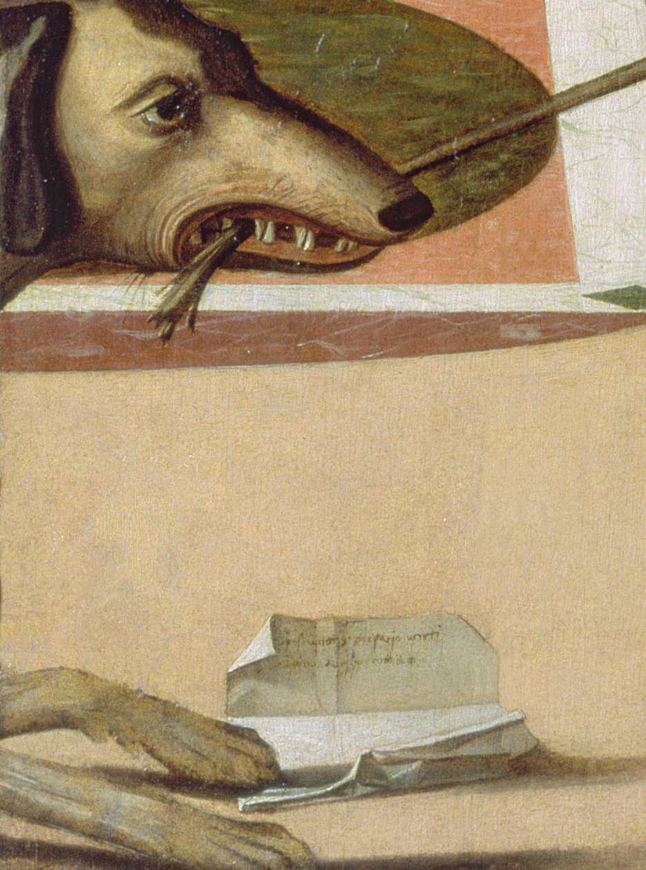To venetianske damer paneldetalje af 29237 af Vittore Carpaccio