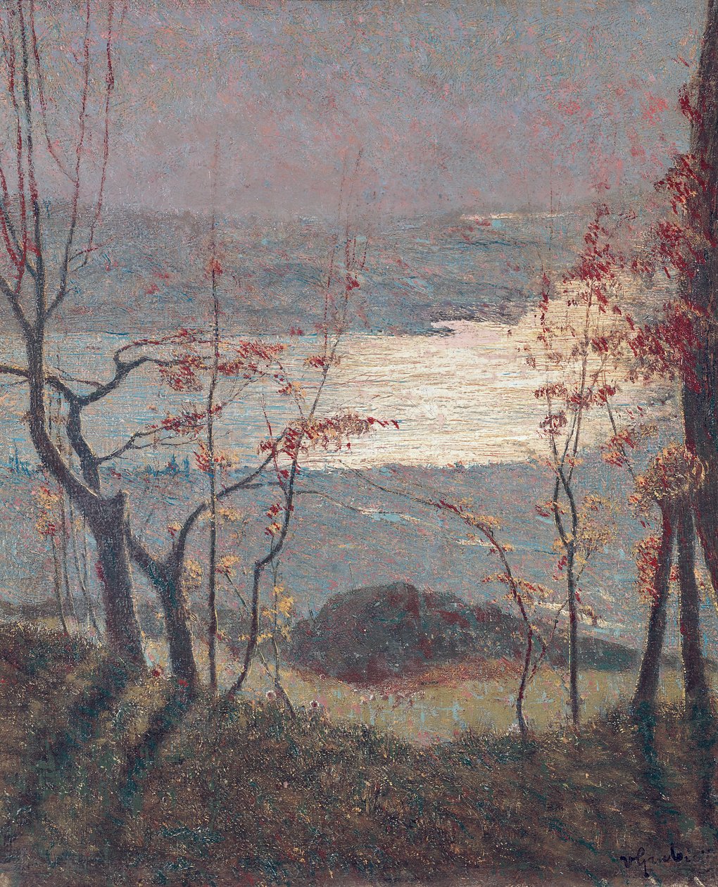 Morgen, 1897 af Vittore Grubicy de Dragon