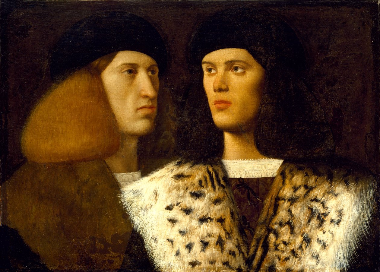 Portræt af to unge mænd, ca. 1515 af Vittore Belliniano