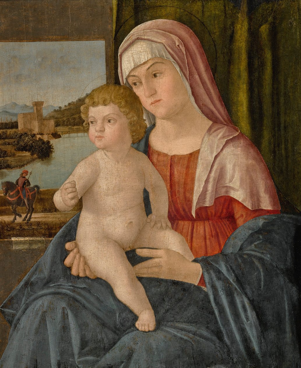 Carpaccio - MADONNA OG BØRNDMADONNA OG BØRN, Perocco 21 af Vittore Carpaccio