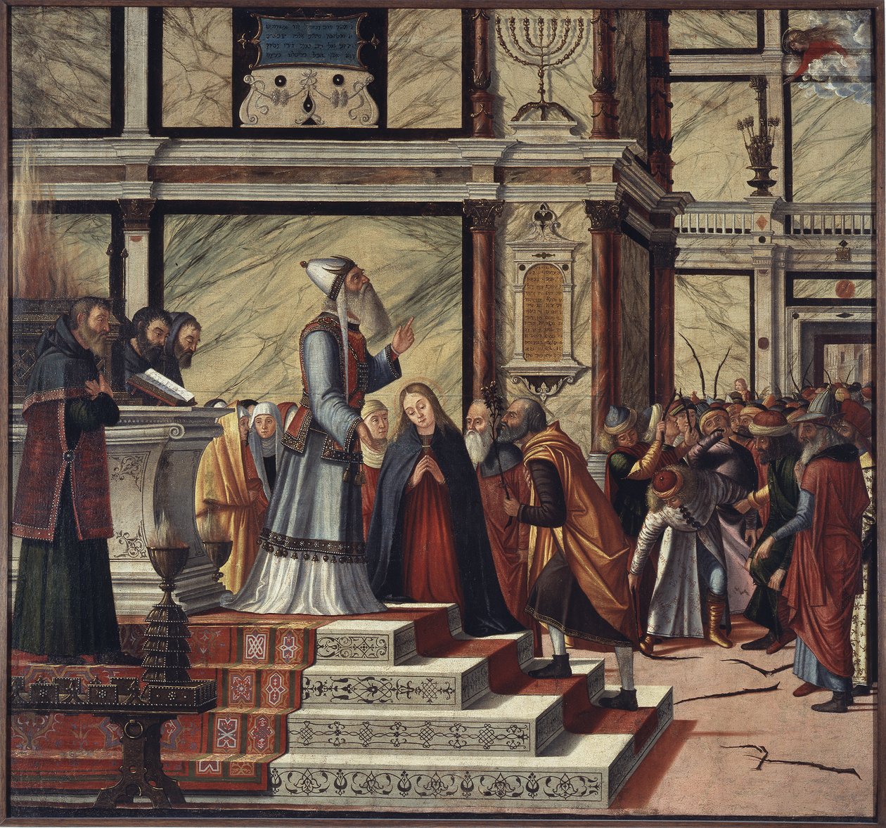 Jomfruens ægteskab af Vittore Carpaccio