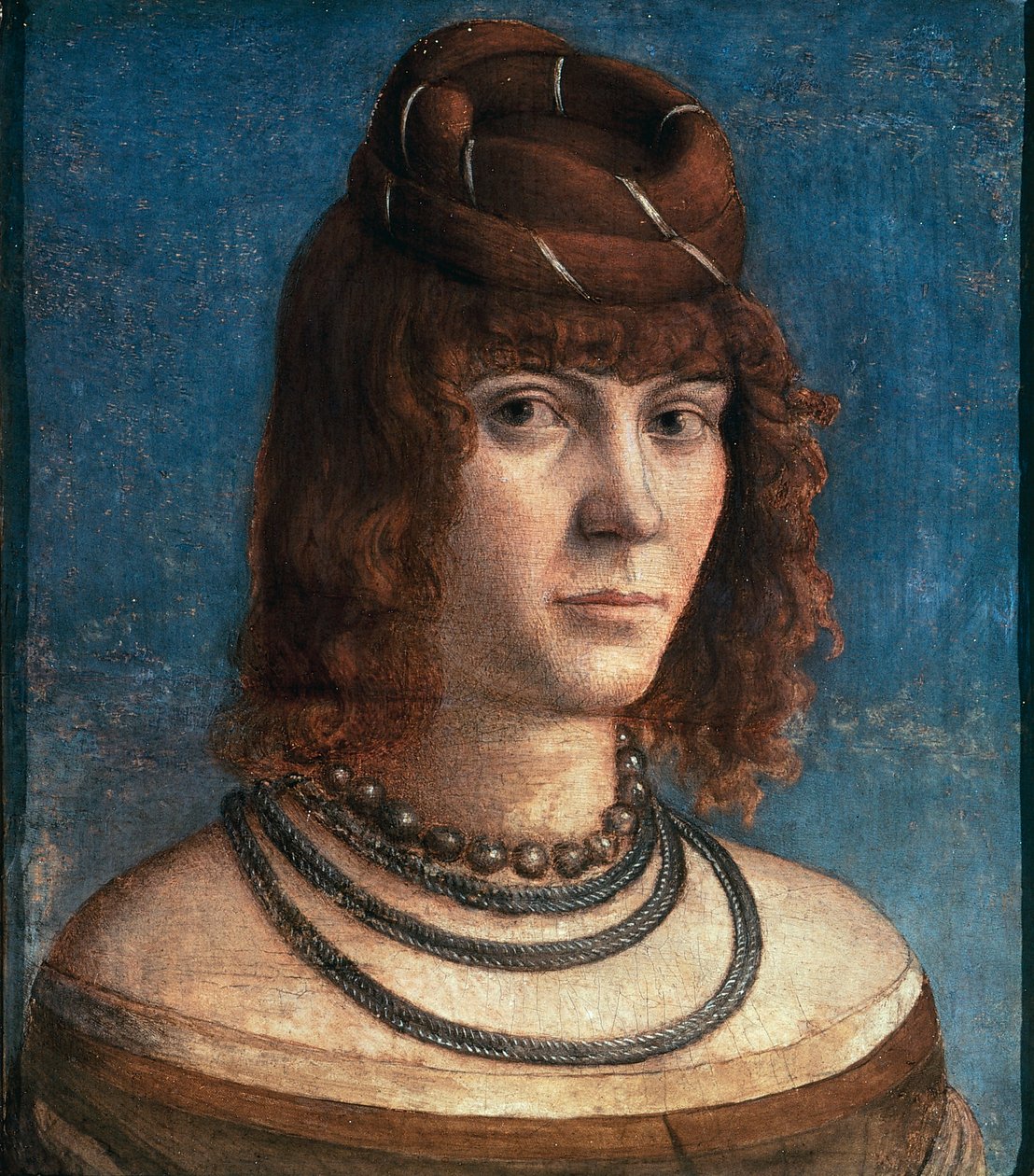Portræt af Courtesan af Vittore Carpaccio (ca. 1465-1525 eller 1526) af Vittore Carpaccio
