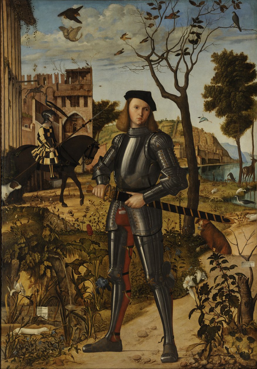 Portræt af en ridder af Vittore Carpaccio