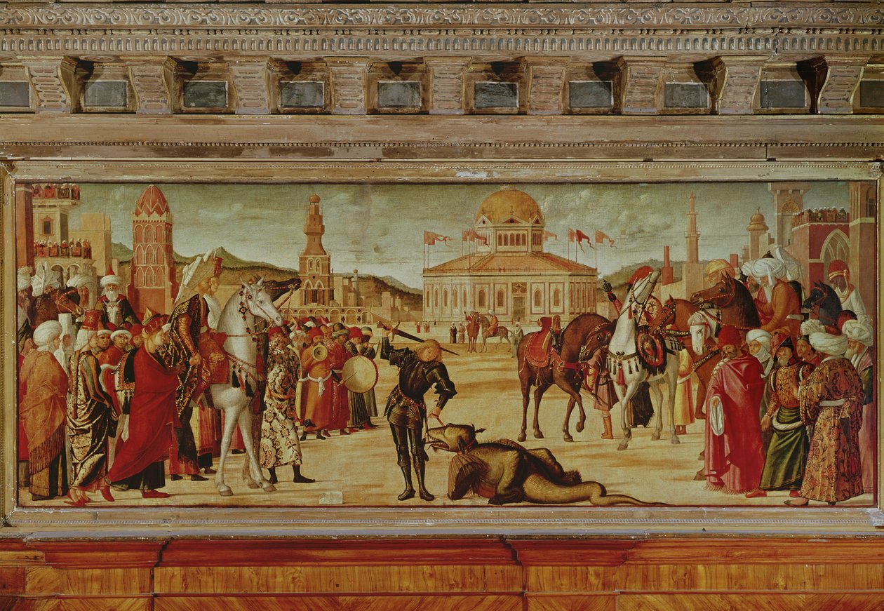 The Triumph of St. George, 1501-7 af Vittore Carpaccio
