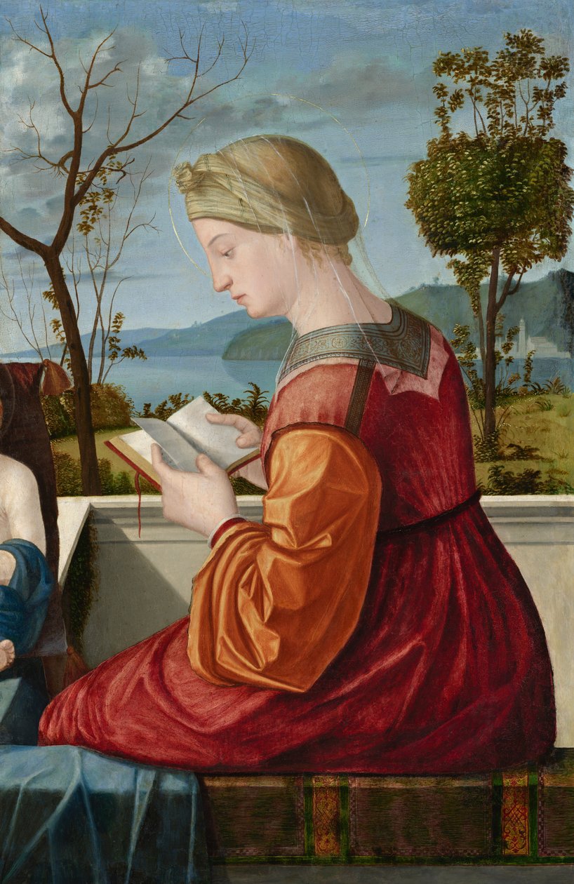 Jomfruens læsning af Vittore Carpaccio