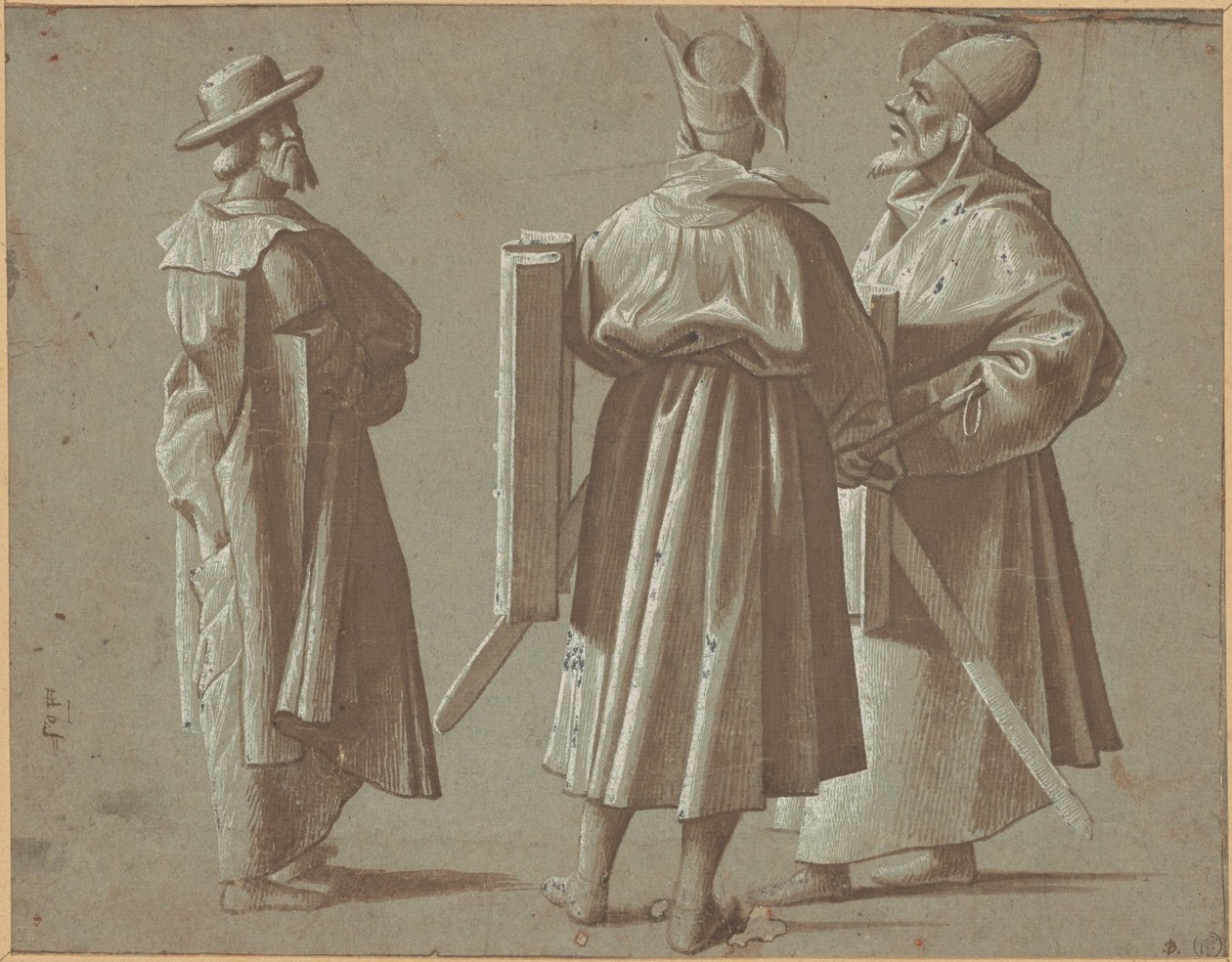 Tre figurer af Vittore Carpaccio