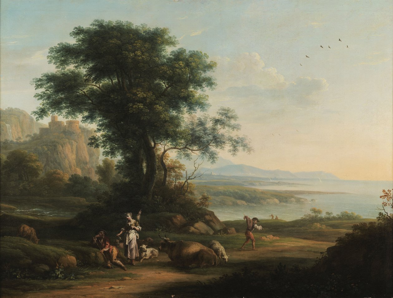 Pastoral scene af Vittorio Amedeo Cignaroli
