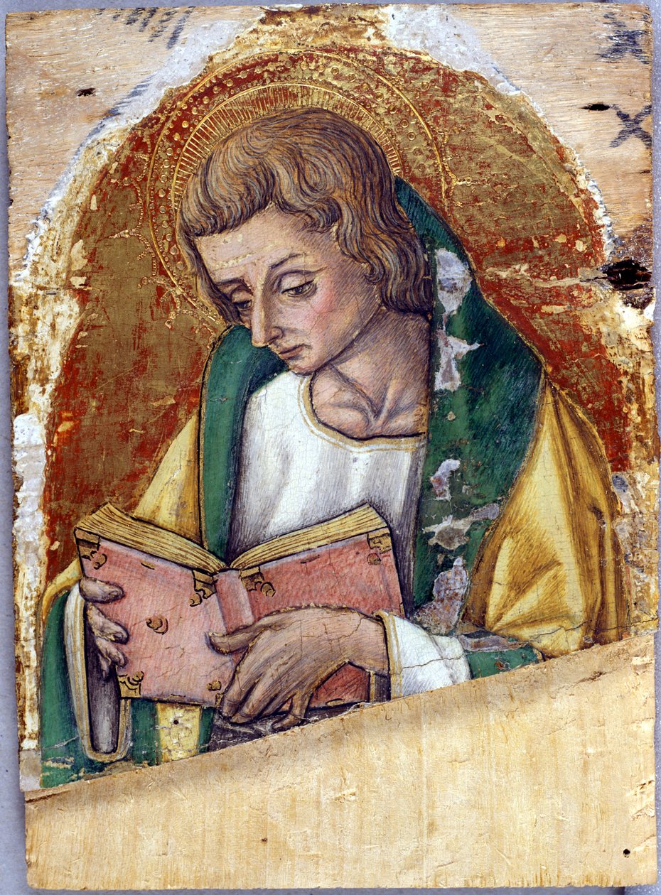 Johannes evangelisten, ca. 1500 (tempera på poppeltræ) af Vittore Crivelli