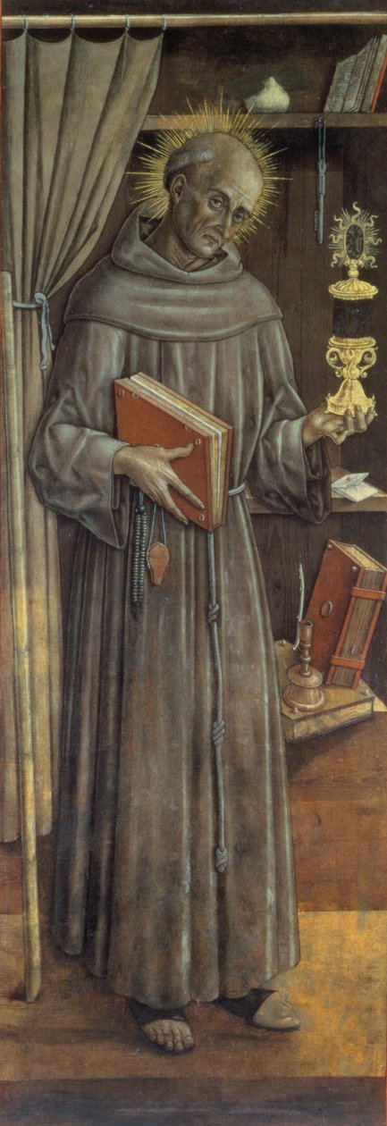 St. James della Marca (tempera på panel) af Vittore Crivelli