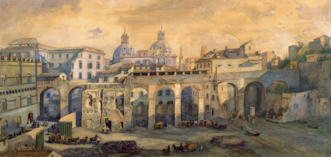 Akvædukt af Palazzo Venezia, Rom af Vittorio Marchi