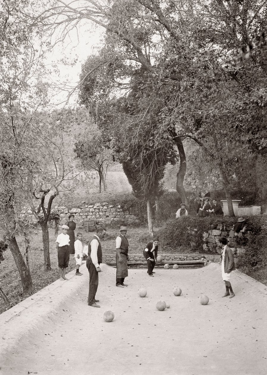 Boccia spil (s/h foto) af Vittorio Alinari