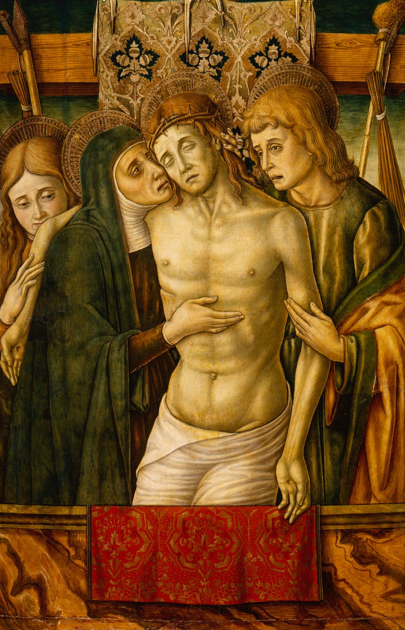 Lamentation (olie på lærred) af Vittorio Crivelli