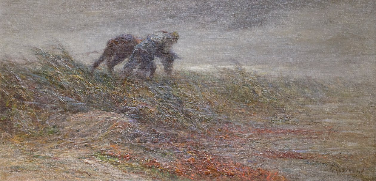 Og den barske vind brød med hans bryst af Vittorio Guaccimanni