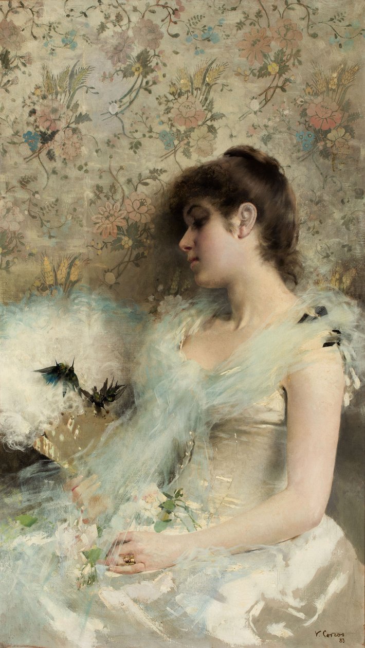 Hummingbird, 1883. af Vittorio Matteo Corcos