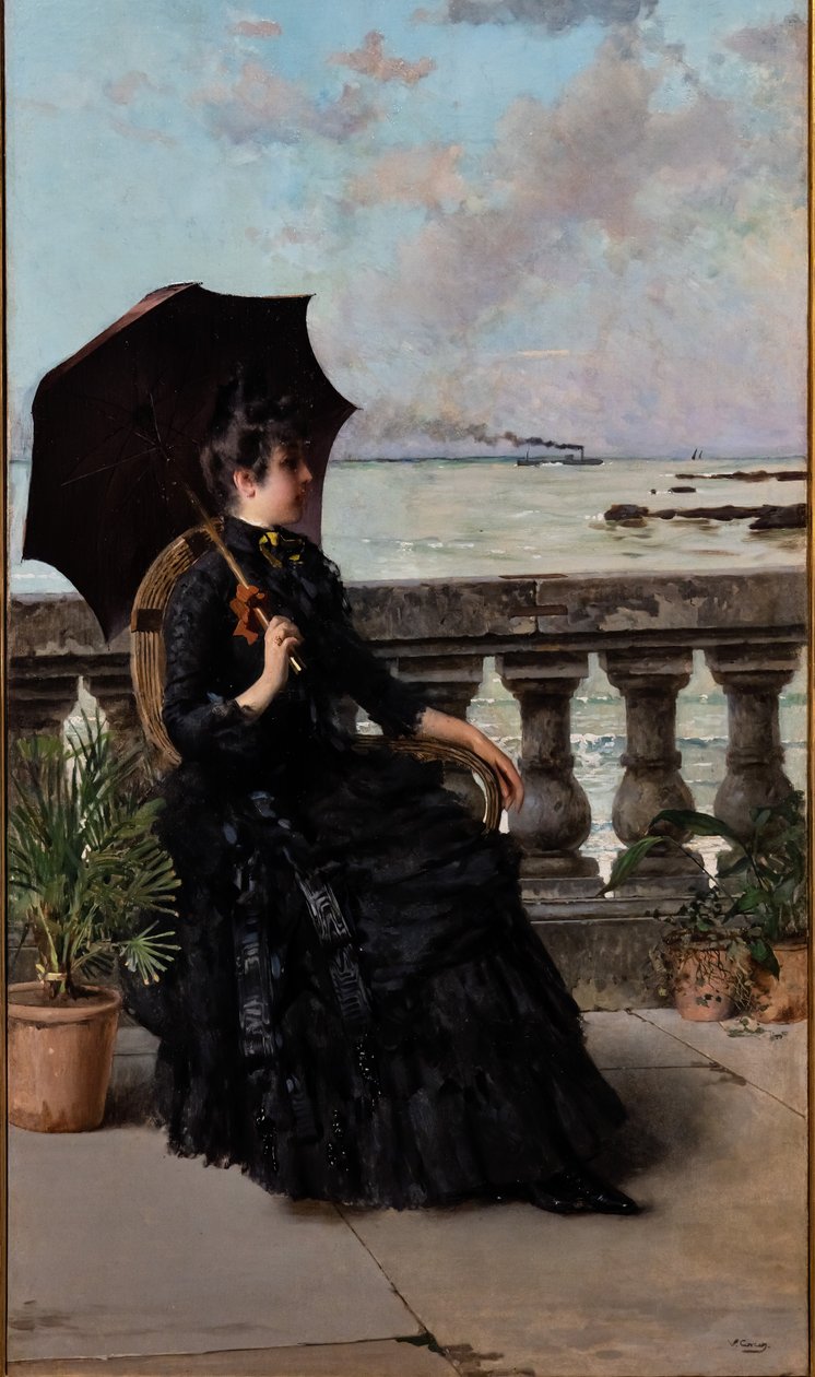 På Mascagni-terrassen af Vittorio Matteo Corcos