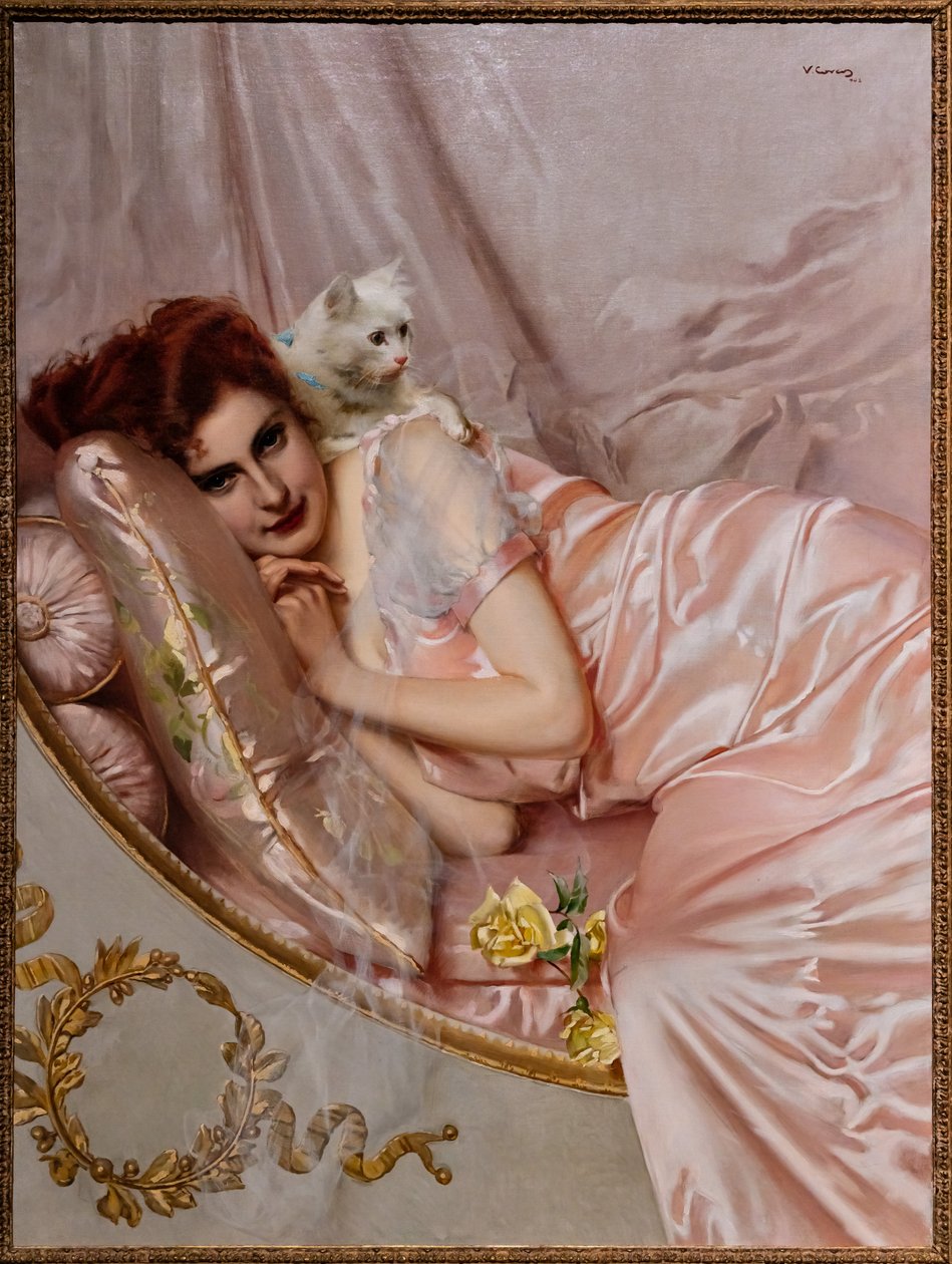 På sofaen af Vittorio Matteo Corcos