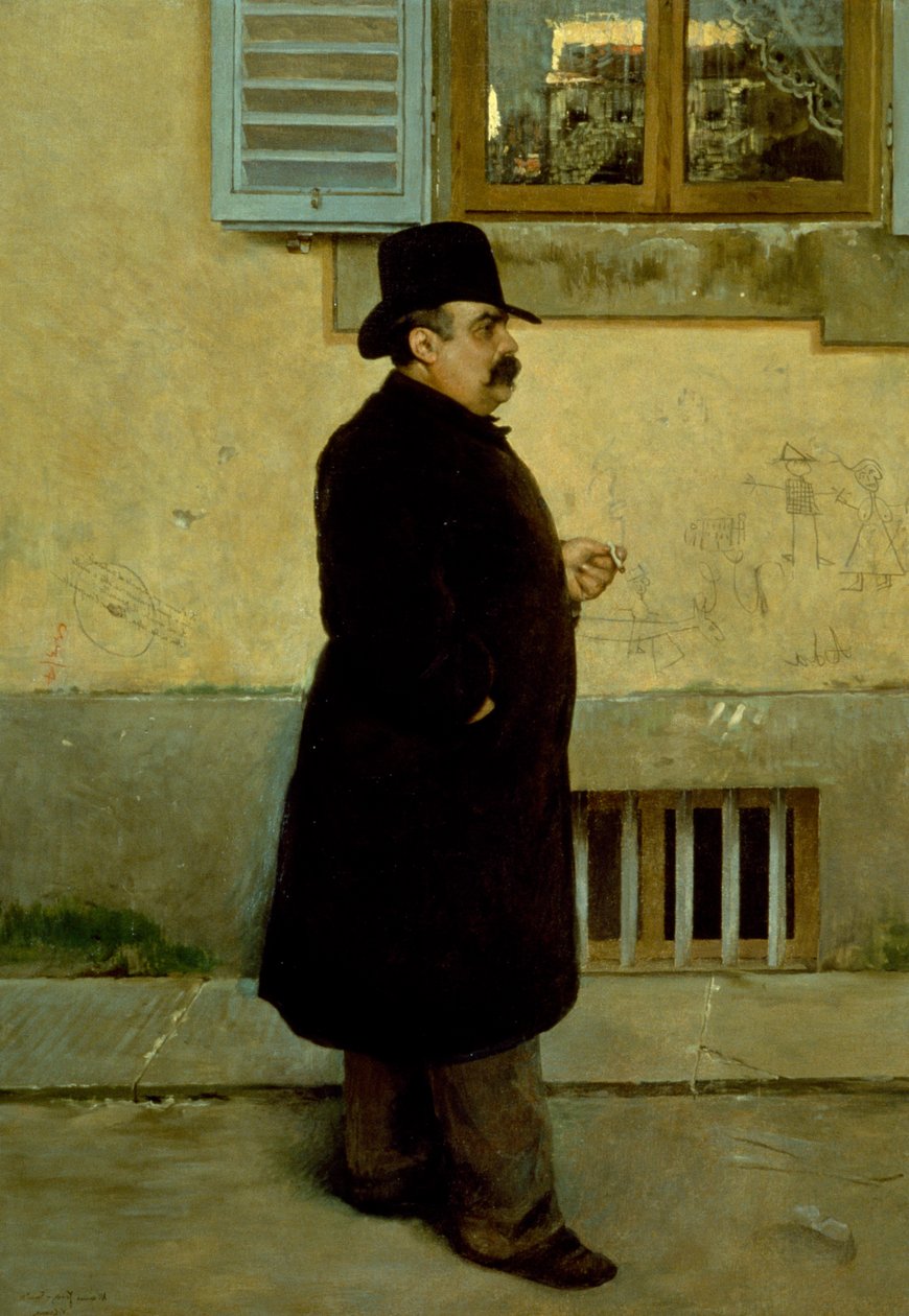 Portræt af Yorick af Vittorio Matteo Corcos (1859-1933), olie på lærred, 200x140 cm af Vittorio Matteo Corcos