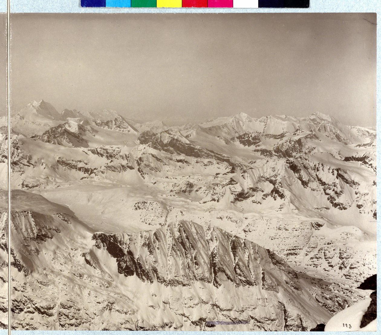 Panorama over Alperne af Vittorio Sella