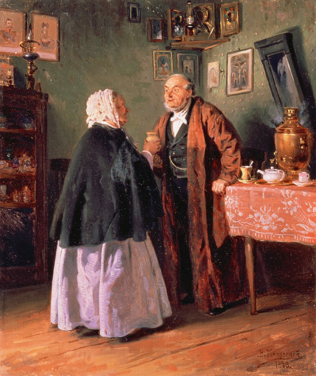 Tillykke, 1878 af Vladimir Egorovic Makovsky
