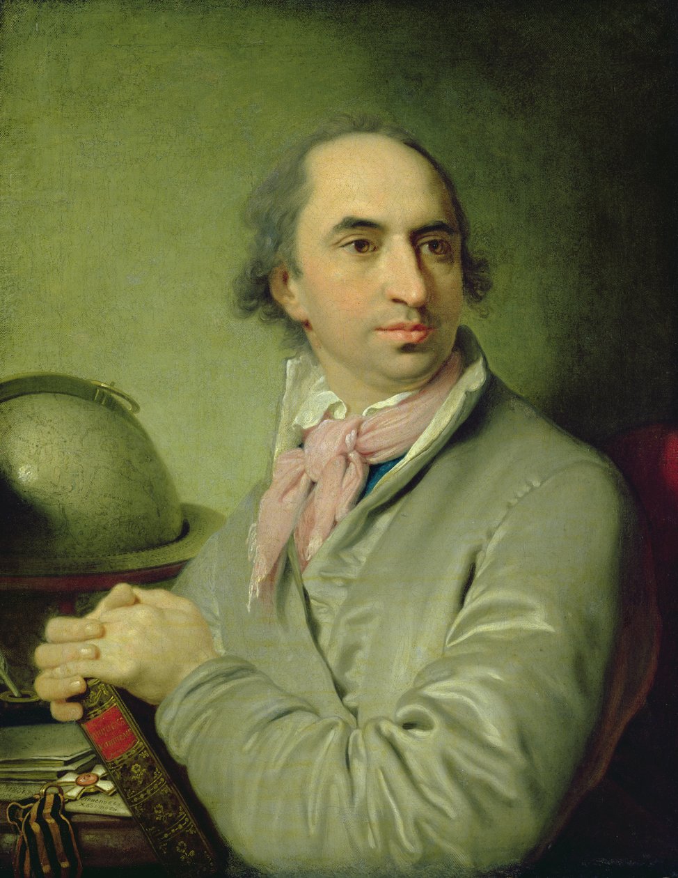Portræt af Alexander Semenovitsch Chvostov (1753-1820), 1801 af Vladimir Lukich Borovikovsky