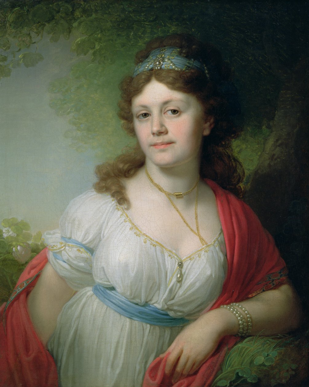 Portræt af E. Temkina, 1798 af Vladimir Lukich Borovikovsky
