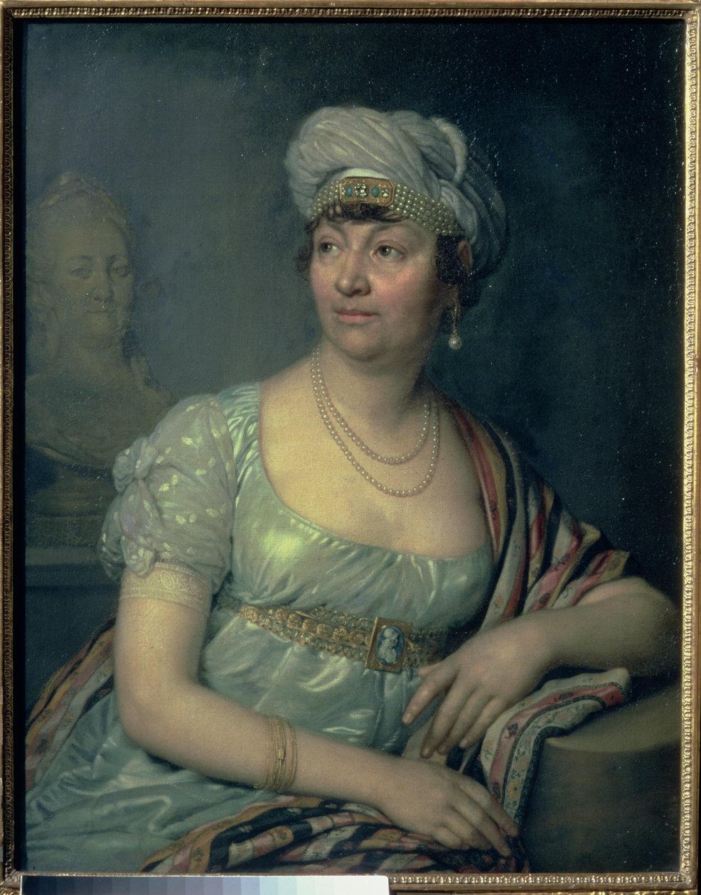 Portræt af Germaine de Stael (1766-1817), 1812 af Vladimir Lukich Borovikovsky
