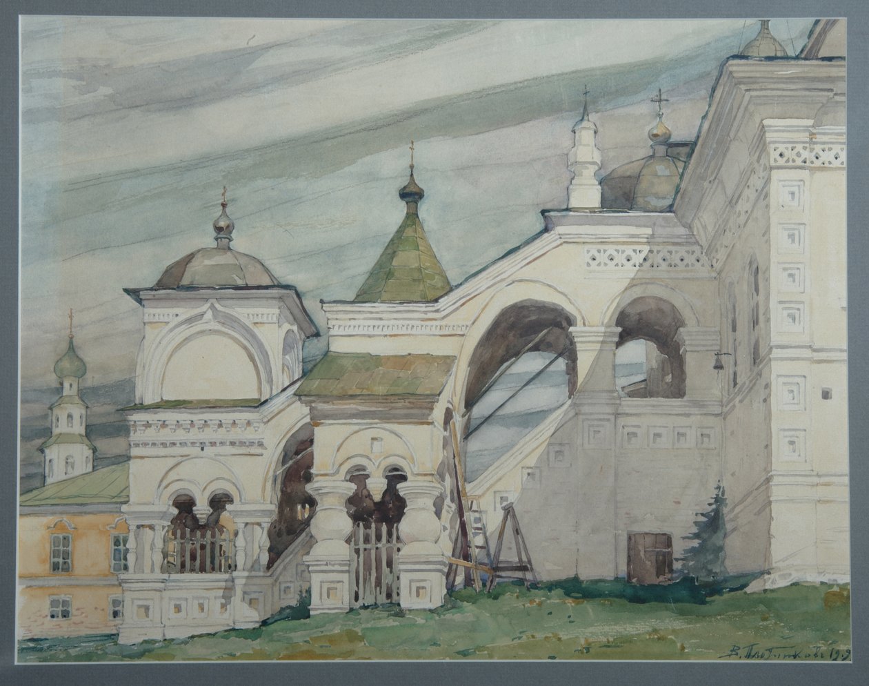 Trinity Church i Solikamsk, 1909 af Vladimir Alexandrovich Plotnikov