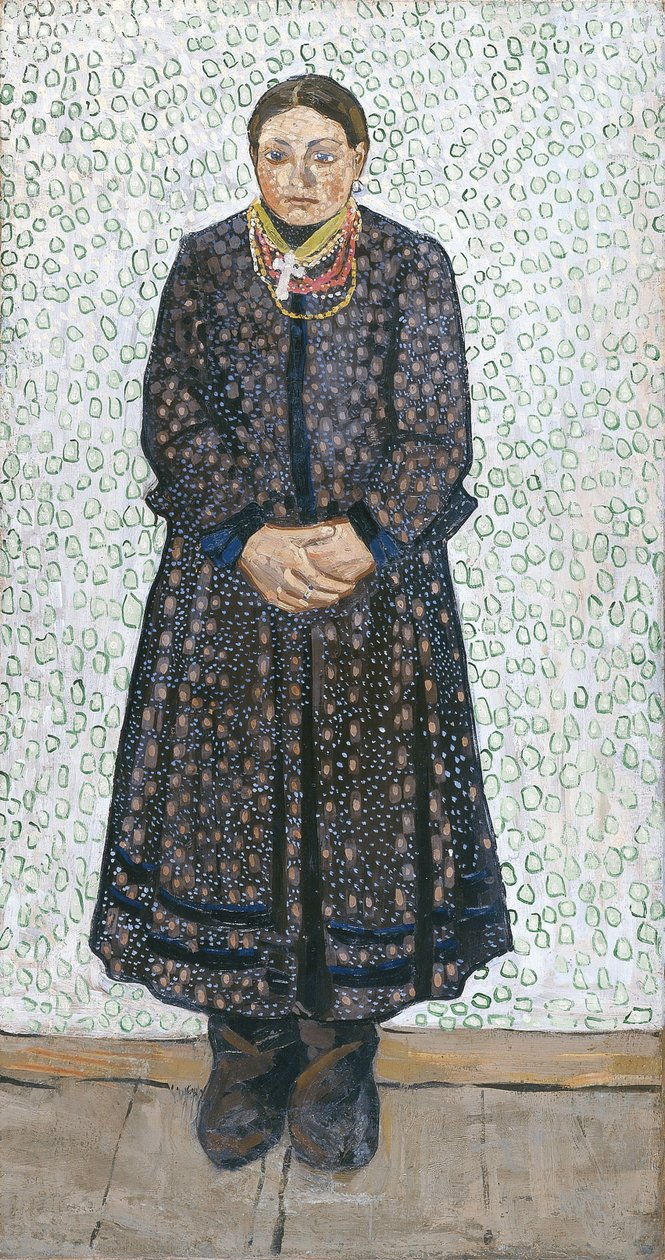 Ukrainsk bondekvinde, 1910-1911 af Vladimir Davidovich Burliuk